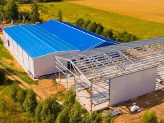 Light Weight Steel Structure Facility for Agricultural Use