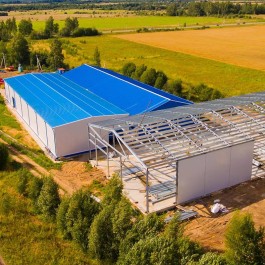 Light Weight Steel Structure Facility for Agricultural Use