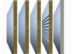 Rock Wool Wall Sandwich Panels with PU Edge Sealing