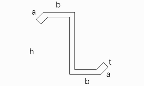 Details of Galvanized Z Section Purlins Z Shaped Steels2